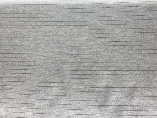 Coton tissé rayures gris noir