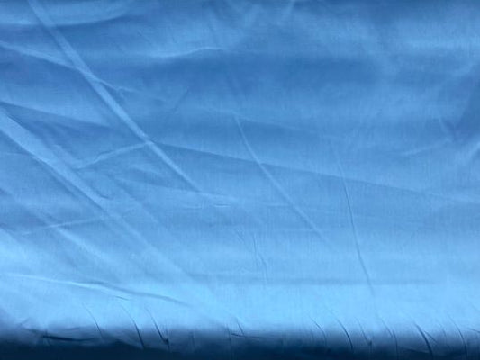 Coton popeline bleu