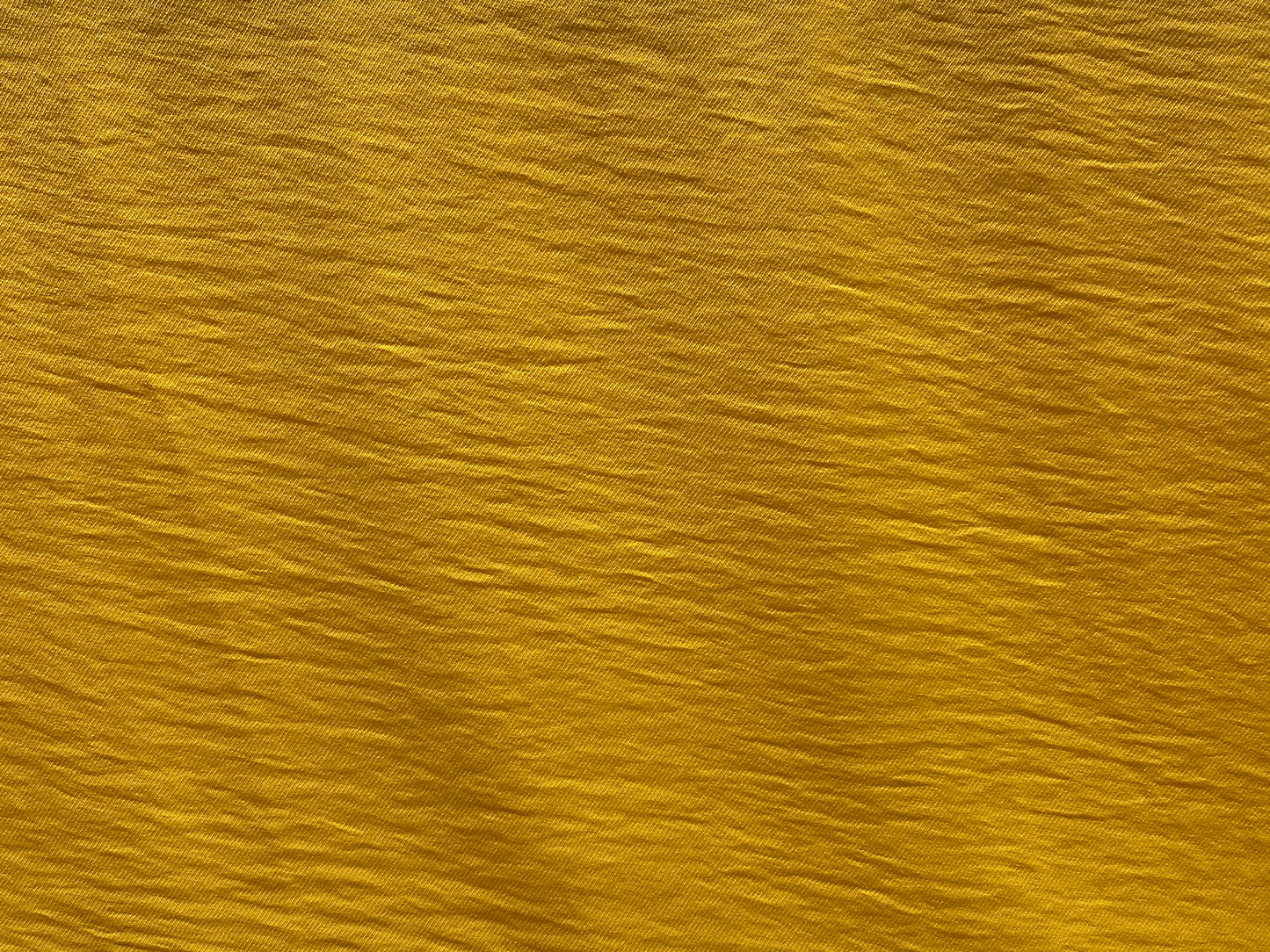 Polyester crêpe jaune
