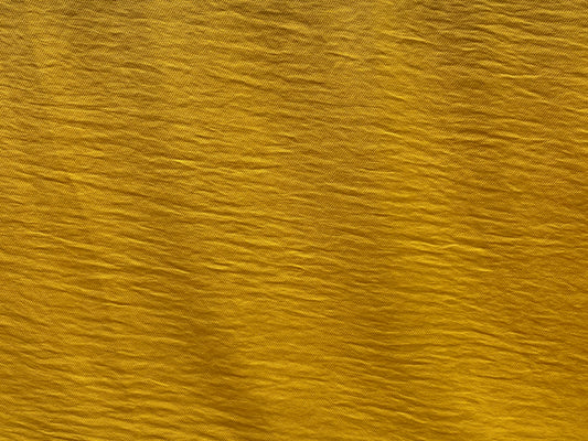 Polyester crêpe jaune