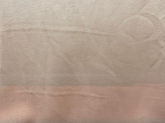 Polyester voilage crêpe saumon