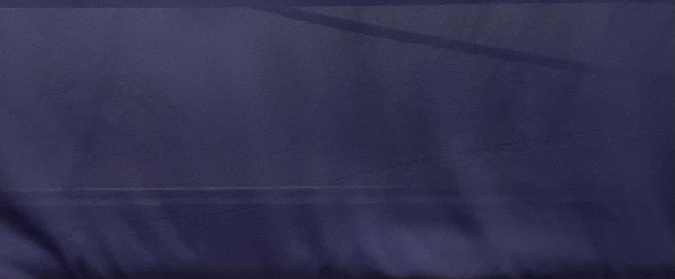 Polyester voilage bleu