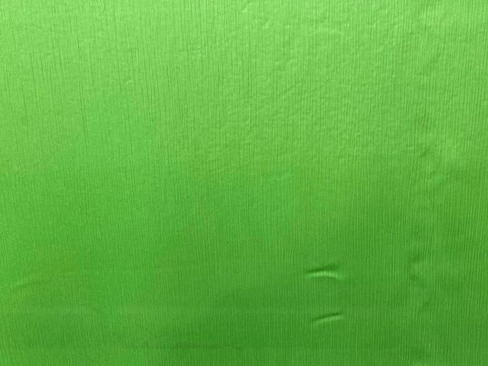Polyester voilage crêpe vert