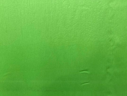 Polyester voilage crêpe vert