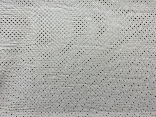 Polyester strass blanc