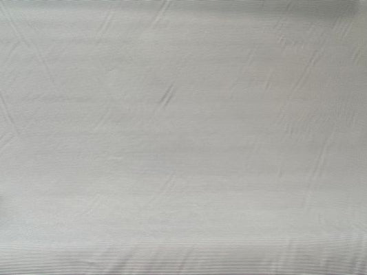 Polyester doublure tissé rayures gris blanc