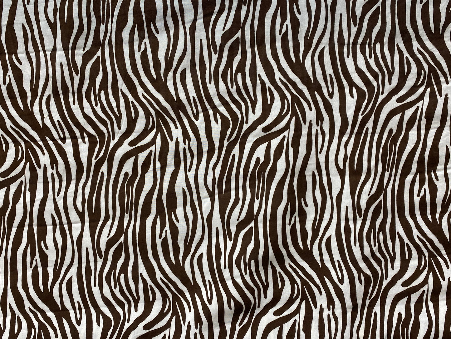 Viscose imprimé Afrique léopard tigré brun blanc zébré