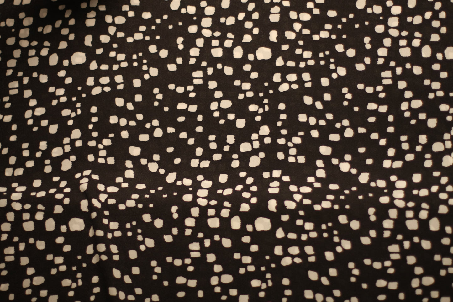 Polyester voilage imprimé noir blanc