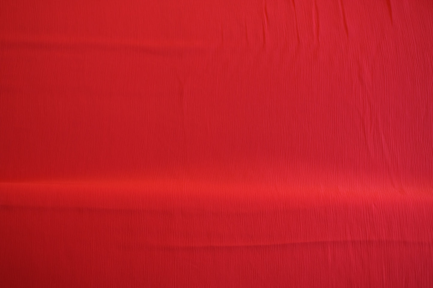 Polyester voilage crêpe rouge