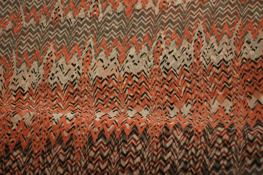 Polyester voilage imprimé rose blanc gris