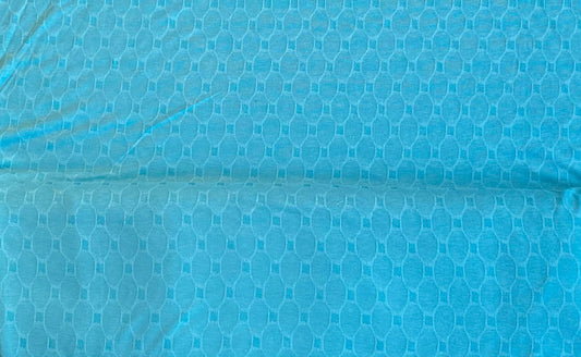 Polyester élasthanne tissé bleu