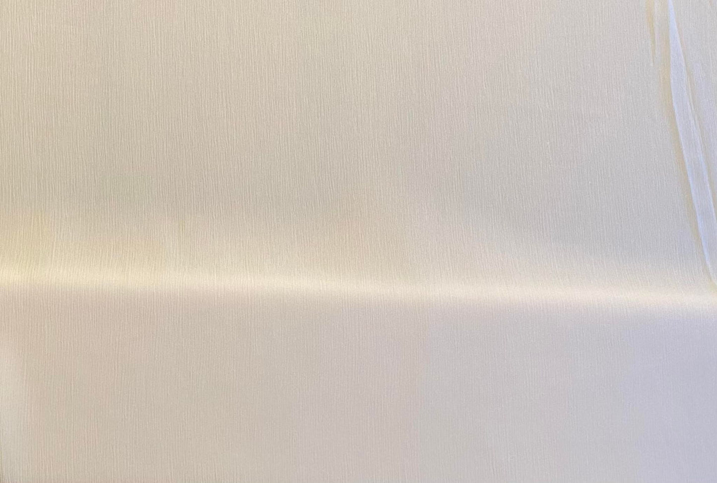 Polyester voilage crêpe blanc