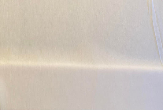 Polyester voilage crêpe blanc