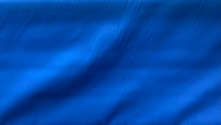 Coton popeline bleu